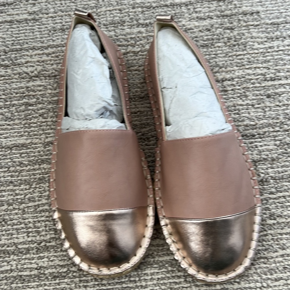 ASOS Wide Fit Jacey Espadrille in Rose Gold Pink 🆕 - Picture 4 of 8